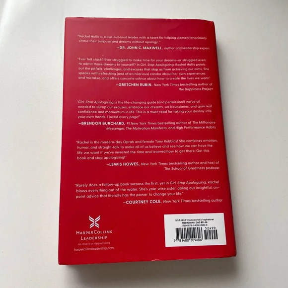 “Girl, Stop  Apologizing” by Rachel Hollis Book Novel - Picture 3 of 3